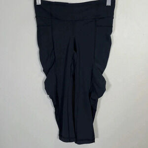 LULULEMON | WOMEN'S  RUNCHING SIDE MESH CROPPED PANT